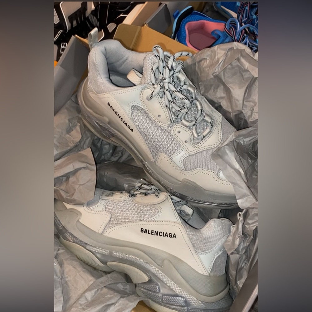 Men’s size 10 Gray Balenciaga Shoes